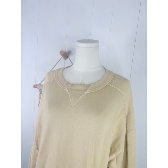 Free People Movement Intercept Tunic Sweatshirt Size XS Oat Milk Beige - Picture 4 of 11